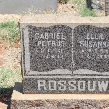 ROSSOUW Gabriël Petrus 1919-1971 &amp; Ellie Susanna 1925-2000