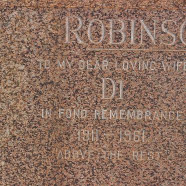 ROBINSON Di 1911-1961
