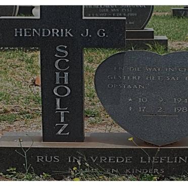 SCHOLTZ Hendrik J.G. 1944-1986
