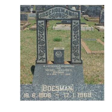 SCHOEMAN Michiel Johannes 1906-1969