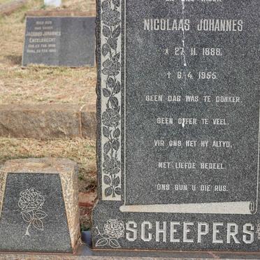 SCHEEPERS Nicolaas Johannes 1888-1955