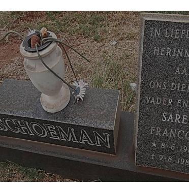 SCHOEMAN Sarel Francois 1910-1983
