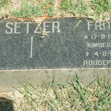 SETZER Fritz 1920-1999