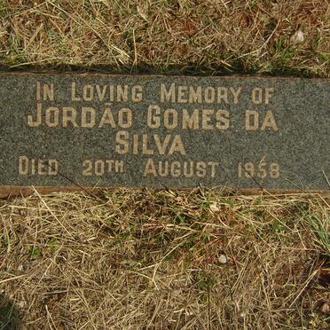 SILVA Jordão Gomes, da -1958
