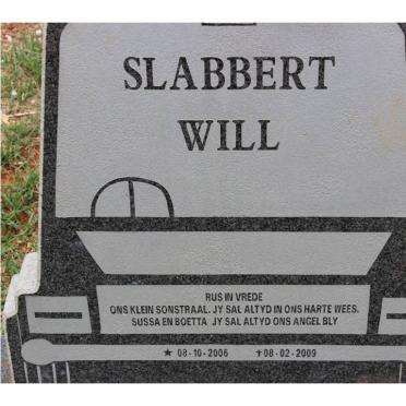 SLABBERT Will 2006-2009