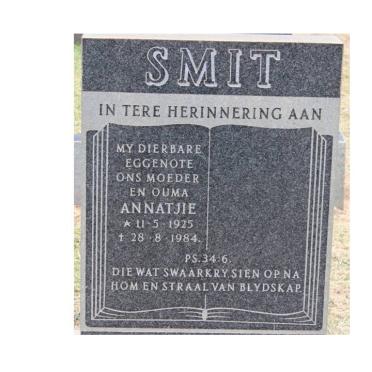 SMIT Annatjie 1925-1984
