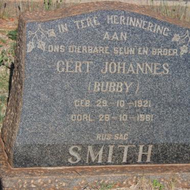 SMITH Gert Johannes 1921-1961