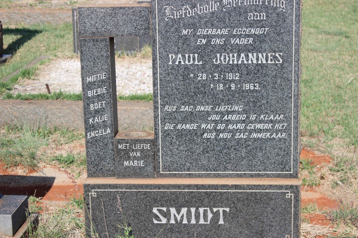 SMIDT Paul Johannes 1912-1963