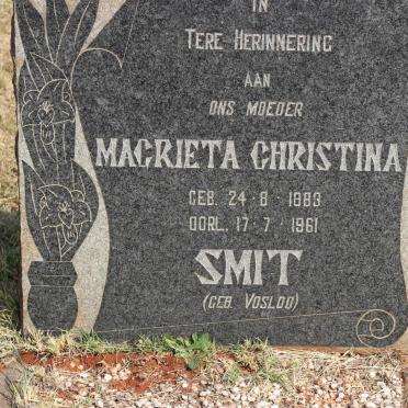 SMIT Magrieta Christina nee VOSLOO 1883-1961