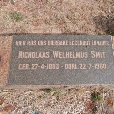 SMIT Nicholaas Wilhelmus 188?-1960