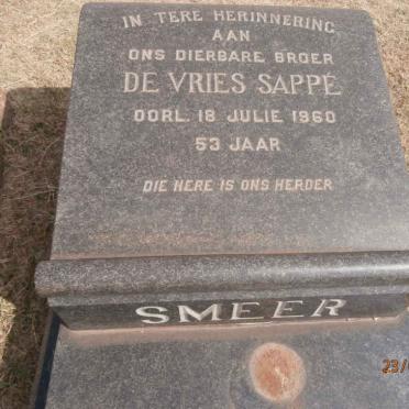 SMEER De Vries Sappé -1960