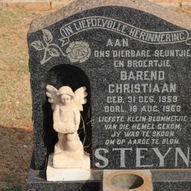 STEYN Barend Christiaan 1959-1960
