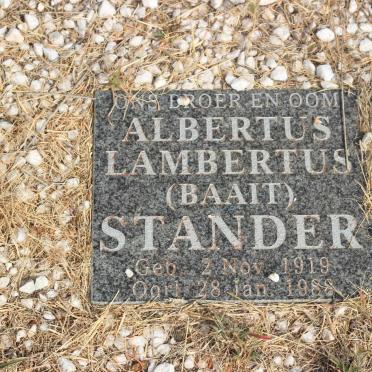 STANDER Albertus Lambertus 1919-1988
