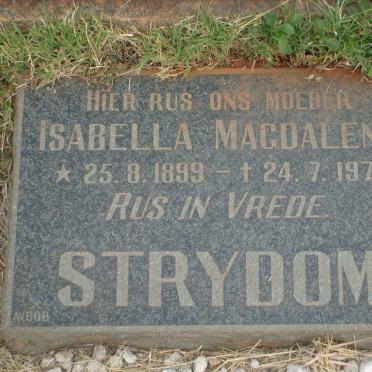 STRYDOM Isabella Magdalena 1899-1971