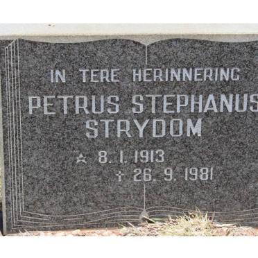 STRYDOM Petrus Stephanus 1913-1981
