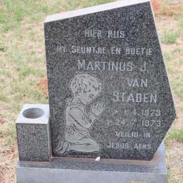 STADEN Martinus J., van 1973-1973