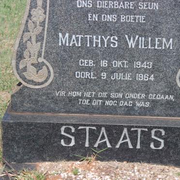 STAATS Matthys Willem 1943-1964
