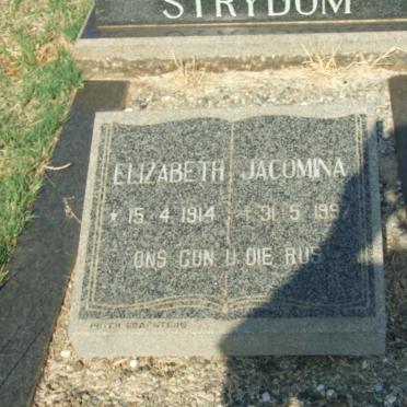 STRYDOM Elizabeth Jacomina 1914-1997