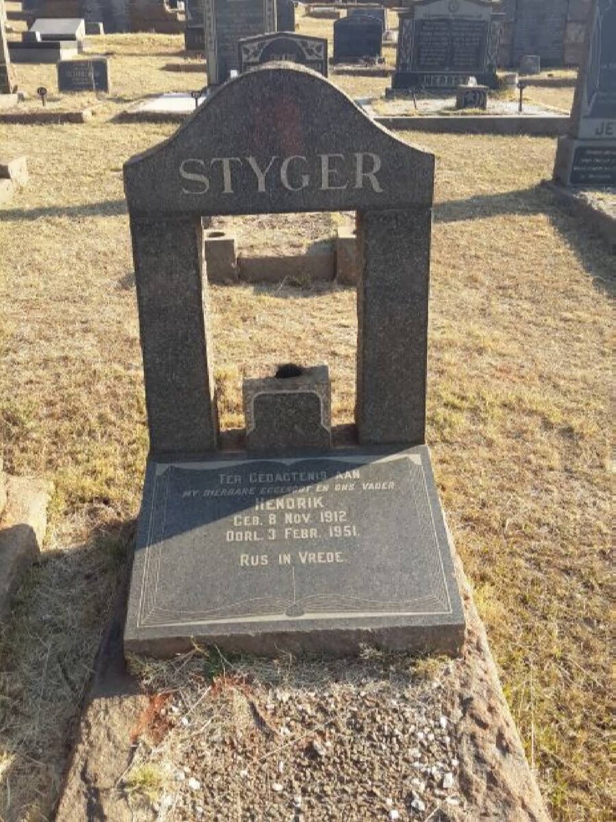 STYGER Hendrik 1912-1951