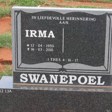 SWANEPOEL Irma 1950-2010