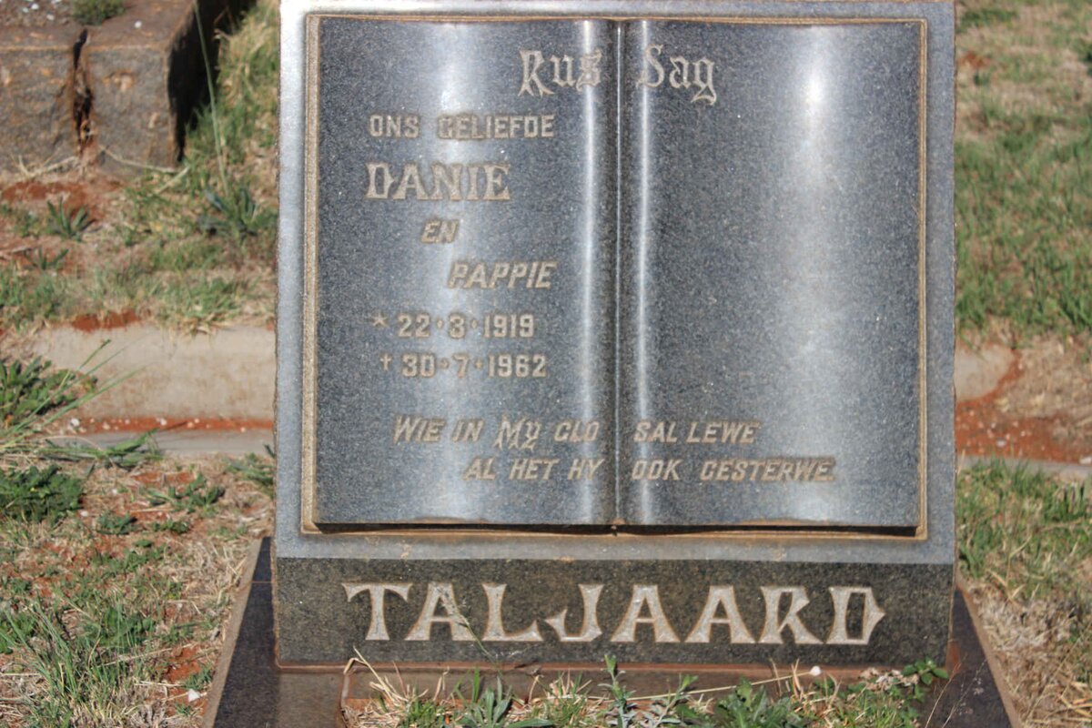 TALJAARD Danie 1919-1962