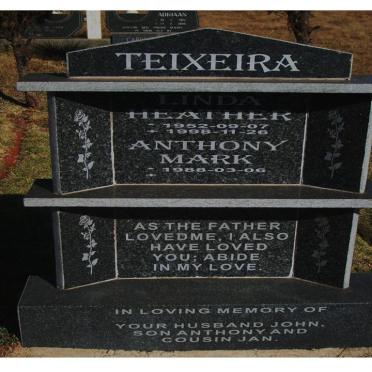 TEIXEIRA Linda Heather 1952-1998 :: TEIXEIRA Anthony Mark 1988-