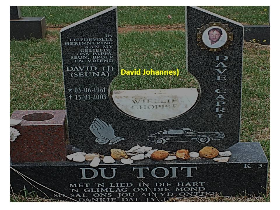 TOIT David J., du 1961-2003