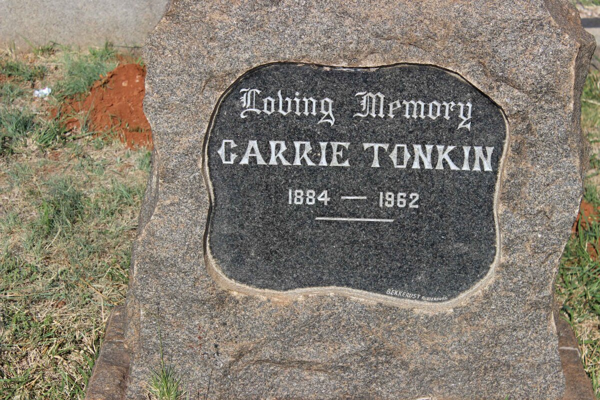 TONKIN Carrie 1884-1962