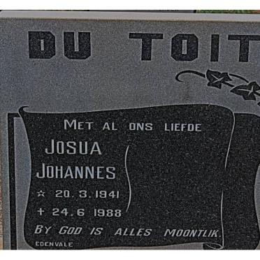 TOIT Josua Johannes, du 1941-1988
