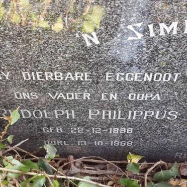 ? Rudolph Philippus 1896-1968
