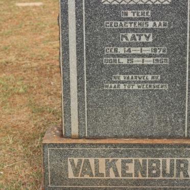 VALKENBURG Katy 1878-1950