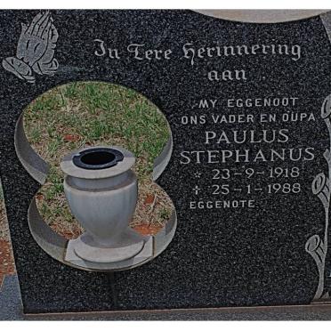 VENTER Paulus Stephanus 1918-1988