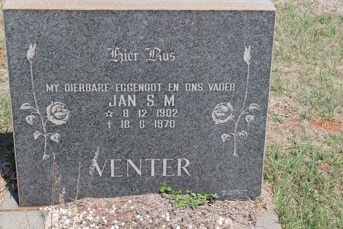 VENTER Jan S.M. 1902-1970