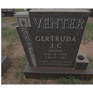 VENTER Gertruda J.C. 1969-1982