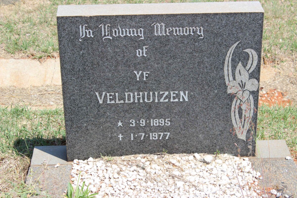VELDHUIZEN Yf 1895-1977