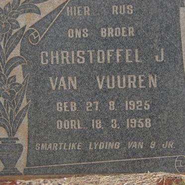VUUREN Christoffel J., van 1925-1958