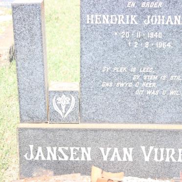 VUREN Hendrik Johannes, Jansen van 1940-1964