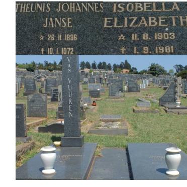 VUUREN Theunis Johannes, Janse van 1896-1972 &amp; Isobella Elizabeth 1903-1981