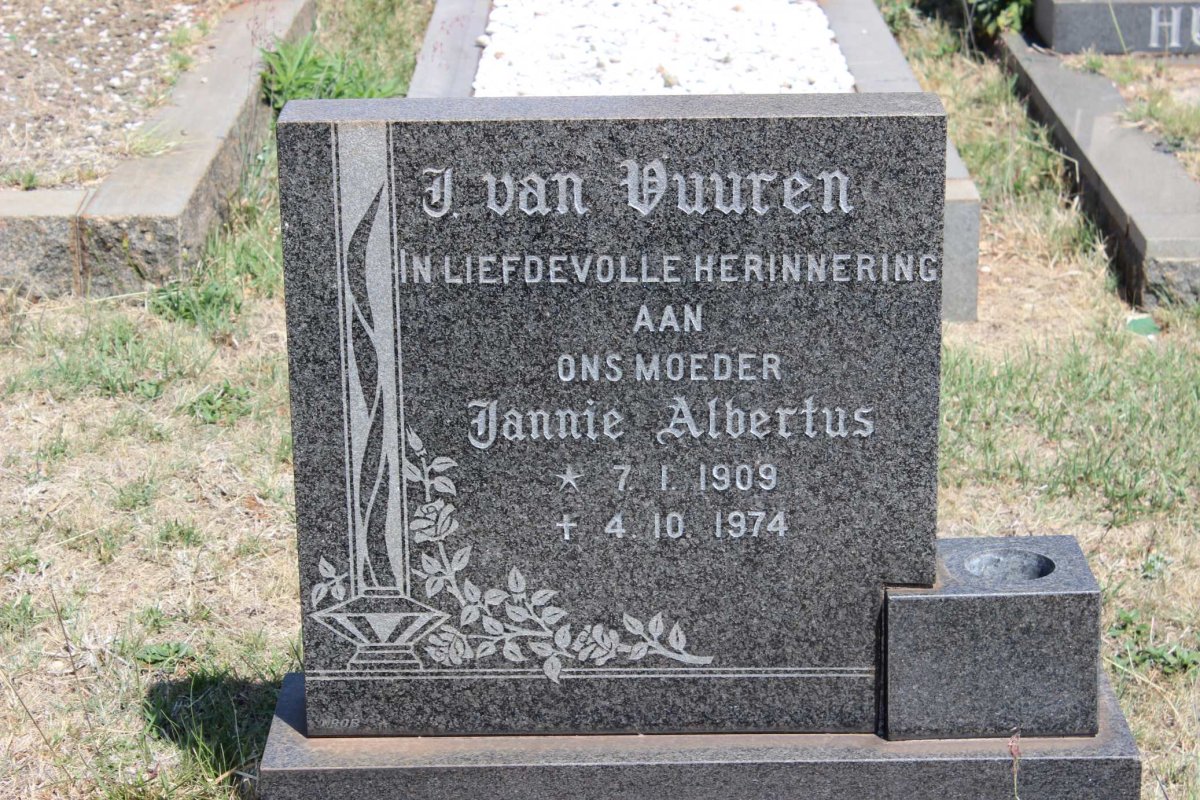 VUUREN Jannie Albertus, J. van 1909-1974