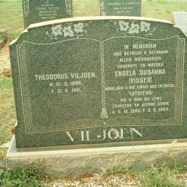 VILJOEN Theodorus 1898-1961 &amp; Engela Susanna VISSER 1885-1954