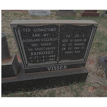 VISSER Reindert 1888-1983