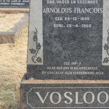VOSLOO Arnoldus Francois 1895-1960