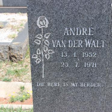 WALT André, van der 1952-1971