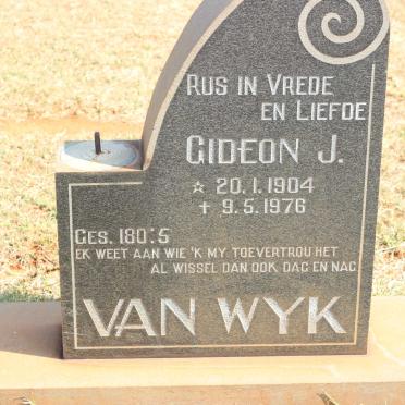 WYK Gideon J., van 1904-1976