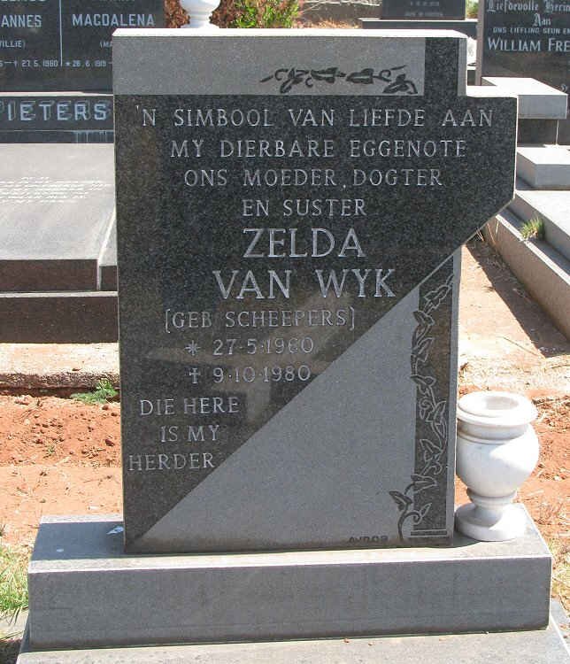 WYK Zelda, van nee SCHEEPERS 1960-1980