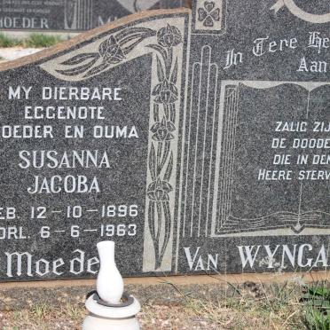 WYNGAARDT Susanna Jacoba, van 1896-1963 