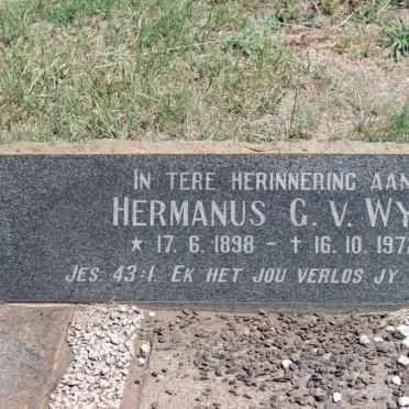 WYK Hermanus G., v. 1898-1972