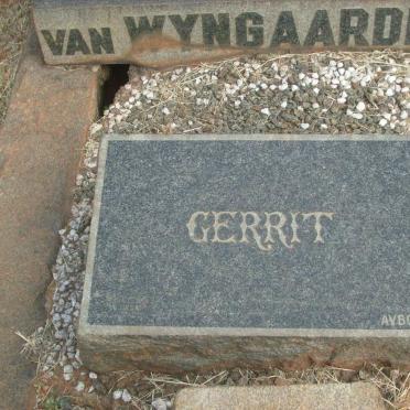 WYNGAARDEN Koos, van 1905-1959 &amp; Francis 1916-1958 :: VAN WYNGAARDEN Gerrit