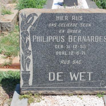 WET Philippus Bernardes, de 1955-1971
