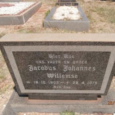 WILLEMSE Jacobus Johannes 1905-1975